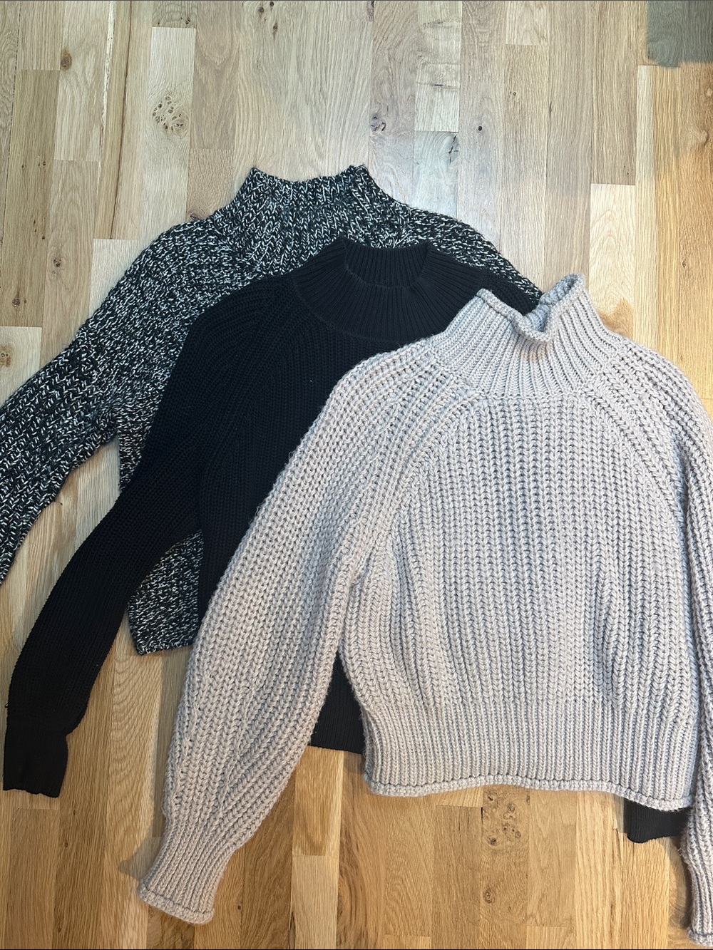 j&L, GAP, H&M-  Mock Neck Sweater Set